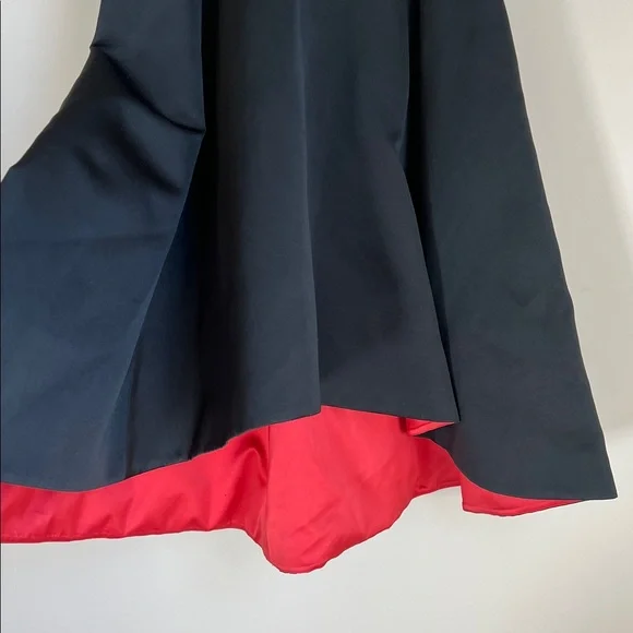 Lafayette 148 New York Sleeveless Fit-&-Flare Dress $1698 Size 6 red‎ black